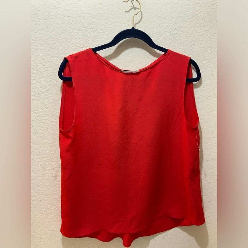 Dusan 100% Silk Sleeveless top made in Italy New